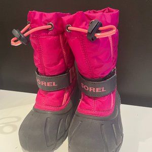 SOREL Flurry Weather Resistant Snow Boot, size 9 toddler